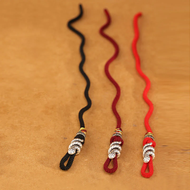 Buddha jewelry:Flying Snake Transforms into Dragon Red String Bracelet, Zodiac Year Woven Bracelet, Year of the Snake Bracelet - Image 11