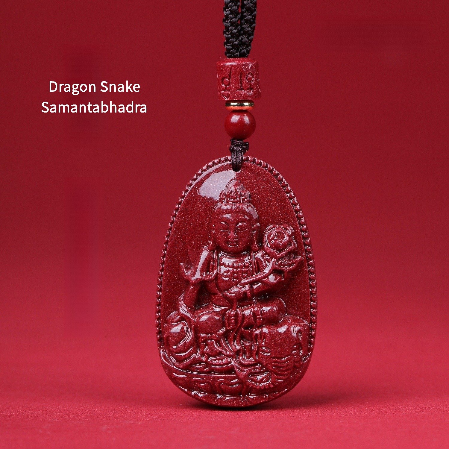 Buddha jewelry:Eight Great Guardian Deities Pendant: Premium High-content Cinnabar (Chensha) Pendant, Purple Gold Cinnabar, Zodiac Year Guardian Buddhas, Twelve Chinese Zodiac Signs - Image 12
