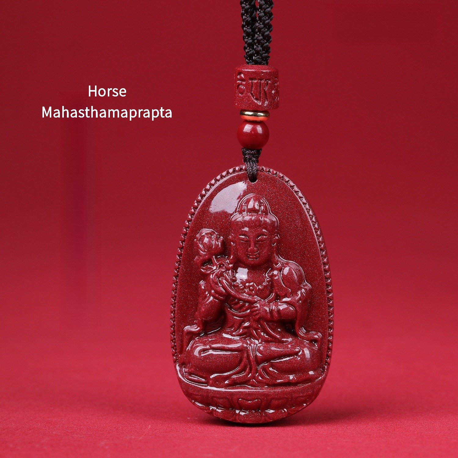 Buddha jewelry:Eight Great Guardian Deities Pendant: Premium High-content Cinnabar (Chensha) Pendant, Purple Gold Cinnabar, Zodiac Year Guardian Buddhas, Twelve Chinese Zodiac Signs - Image 11