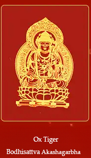 Bodhisattva Akashagarbha buddha jewelry stone zodiac