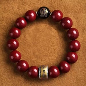 Buddha jewelry:These Zodiac Protective Buddha jewelry bracelets blend purple gold cinnabar, agate, the 12 Chinese Zodiac signs, and the Eight Great Guardians. Uniting natural allure, cultural symbolism, and spiritual depth, they stand as a unique and meaningful accessory.