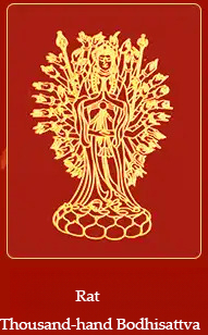 Thousand-hand Bodhisattva buddha jewelry stone zodiac