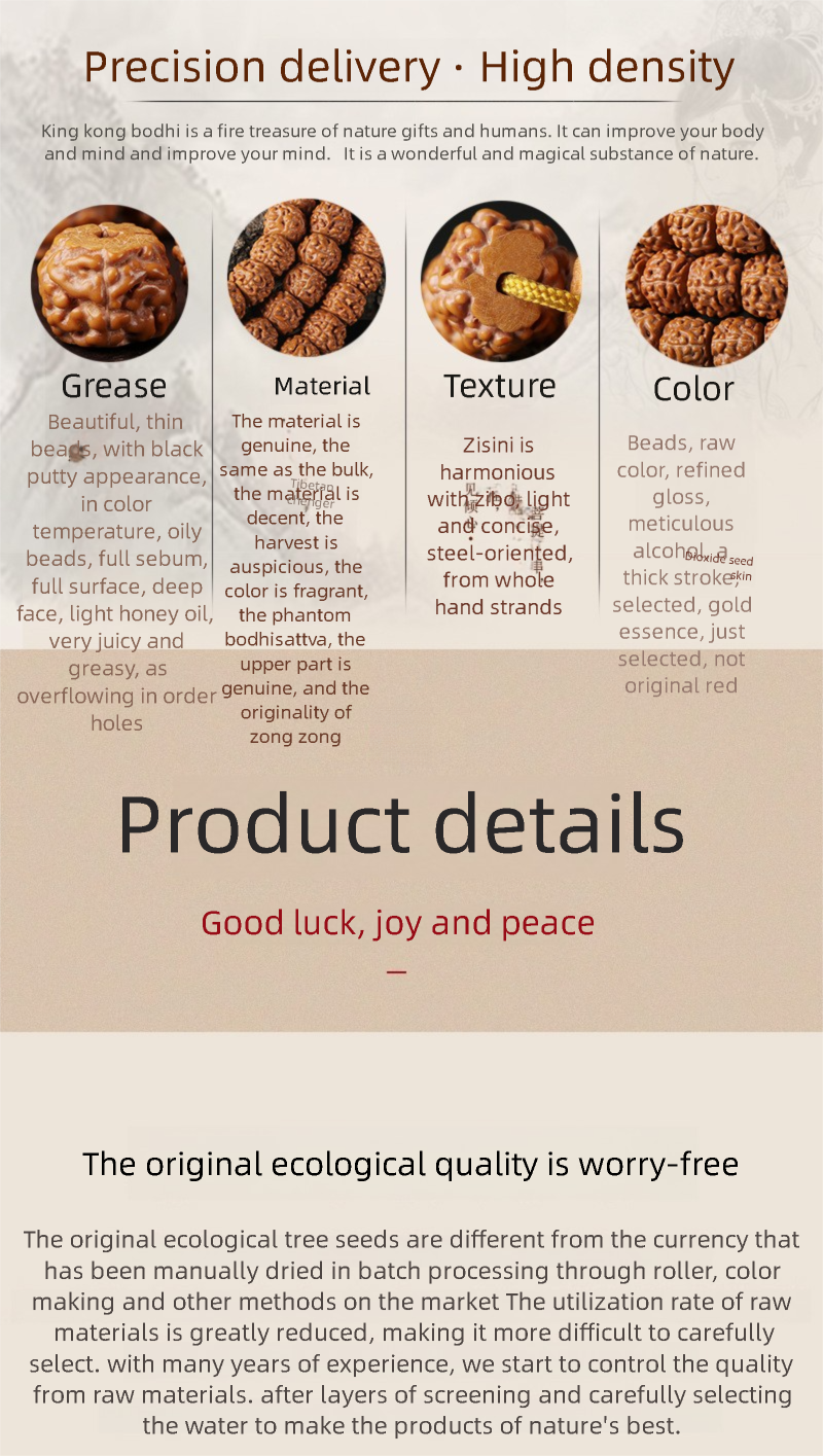 Buddha jewelry:Nepalese Rudraksha prayer bead bracelet, Tibetan ethnic style, women's accessory - Image 16