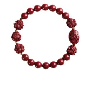 Buddha jewelry:These Zodiac Protective Buddha jewelry bracelets combine purple gold cinnabar, agate, 12 Chinese Zodiac signs, and the Eight Great Guardians. They merge natural charm, cultural symbols, and spiritual meaning, making them a unique and meaningful accessory.