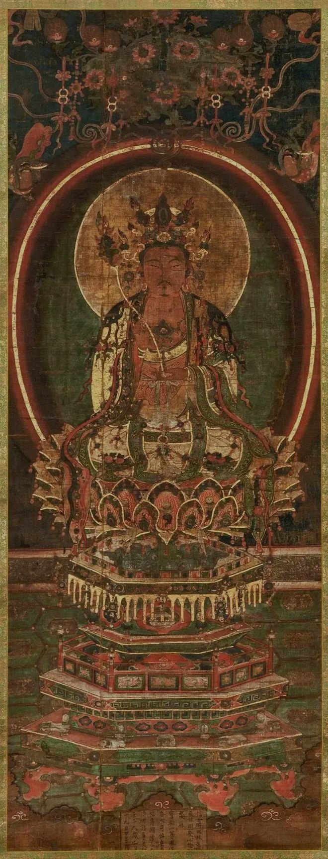 Mahasthamaprapta Bodhisattva, a revered figure in Mahayana Buddhism, is celebrated as the embodiment of great spiritual power, compassion, and the ability to guide beings toward enlightenment with unwavering momentum. His name, derived from Sanskrit, combines "maha" (great), "sthana" (strength or place), and "aprapta" (attainment)—reflecting his role as a Bodhisattva who wields immense spiritual strength to help sentient beings attain liberation.