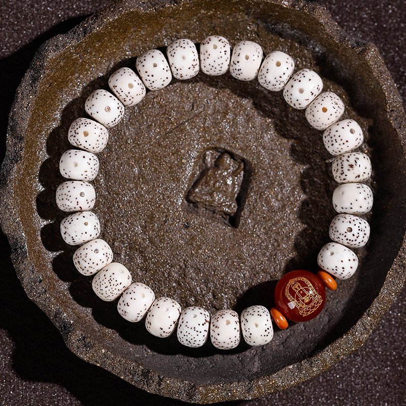Buddha jewelry:Natural Star Moon Bodhi Barrel Bead Bodhi Seed Bracelet, Prayer Beads Bracelet with 12 Chinese Zodiacs and Zodiac Protective Buddhas - Image 16