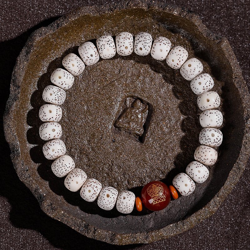 Buddha jewelry:Natural Star Moon Bodhi Barrel Bead Bodhi Seed Bracelet, Prayer Beads Bracelet with 12 Chinese Zodiacs and Zodiac Protective Buddhas - Image 18