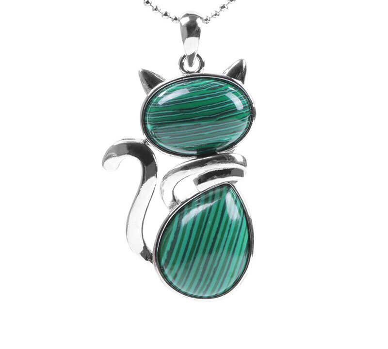 Buddha jewelry:Cute little cat pendant necklace - Image 5