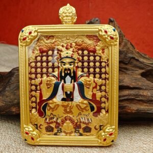 Buddha jewelry:The ensemble of Brass Fox, Zakini Ram, Five Dragon King Bodhisattva, Fifth Lord, and Eight Great Zodiac Guardian Deities Thangka combines symbols of wisdom, transformation, spiritual guidance, moral order, and personalized protection. The Brass Fox offers cunning wisdom, Zakini Ram drives transformation, the Five Dragon King Bodhisattva governs water and spirituality, the Fifth Lord upholds moral values, and the Thangka provides tailored guardianship. Together, they create a harmonious blend of energies, supporting individuals in their pursuit of growth, success, and spiritual fulfillment.