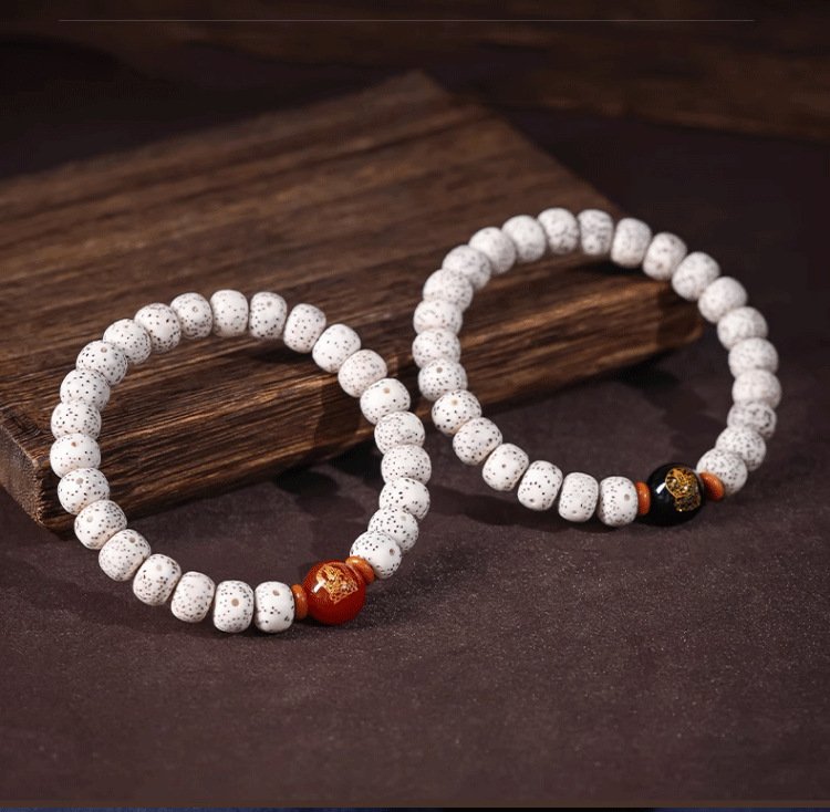 Buddha jewelry:Natural Star Moon Bodhi Barrel Bead Bodhi Seed Bracelet, Prayer Beads Bracelet with 12 Chinese Zodiacs and Zodiac Protective Buddhas - Image 12